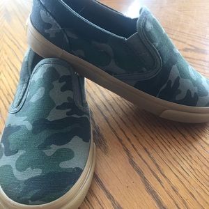 ON Camo Slip On Shoes Toddler Size 10